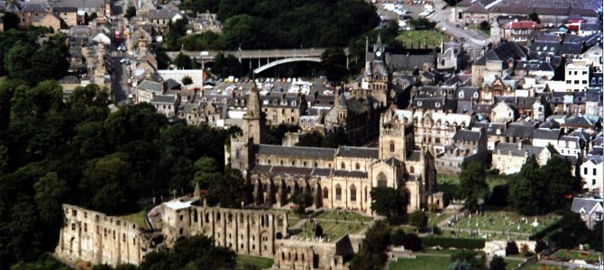 Aerial view of Dunfermline