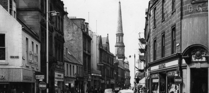 High Street and the junction with the New Row